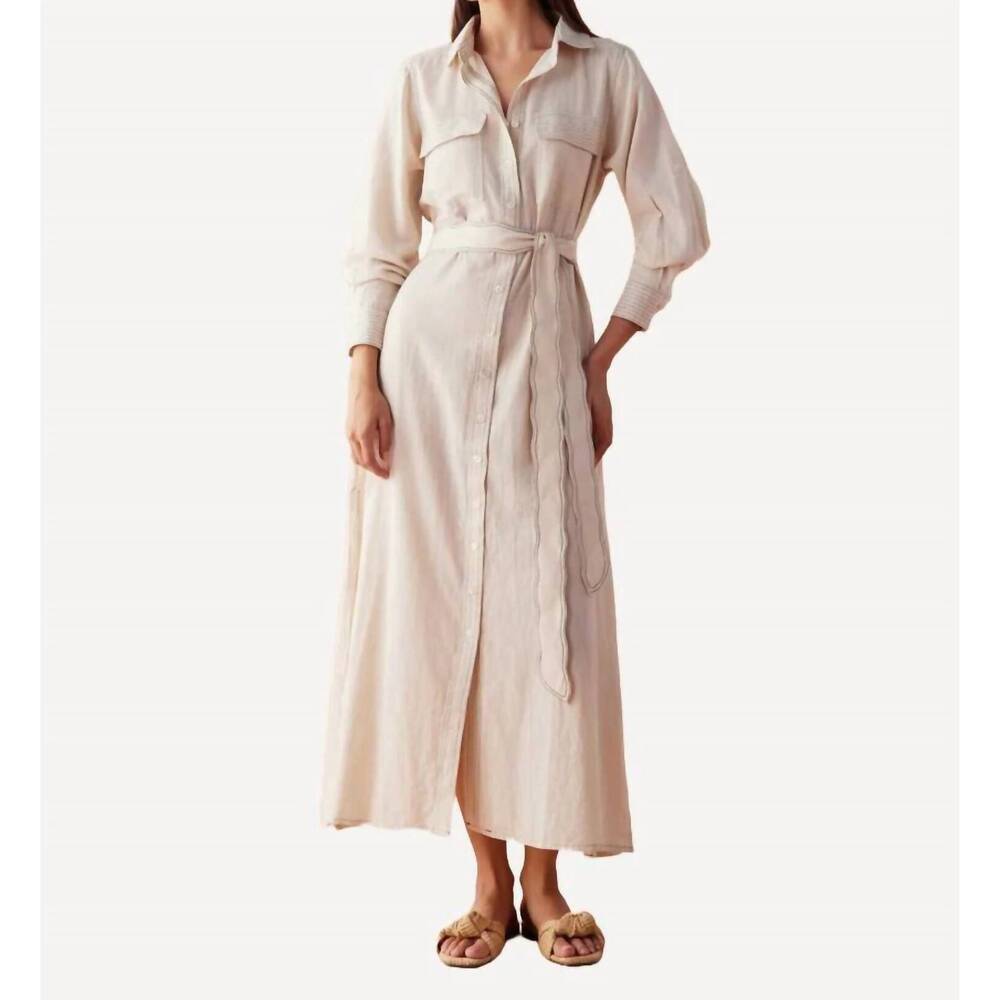 NEW OMIKA palma maxi dress in miso